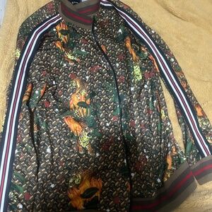 Men’s Reason brand long sleeve zip up shirt